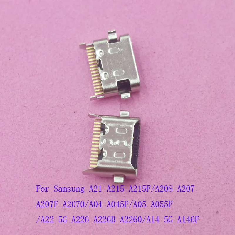 10-100Pcs Charger Usb Charging Dock Connector For Samsung Galaxy A21 A215F A20S A207 A04 A045 A05 A055 A22 5G A226 A14 A146 Plug