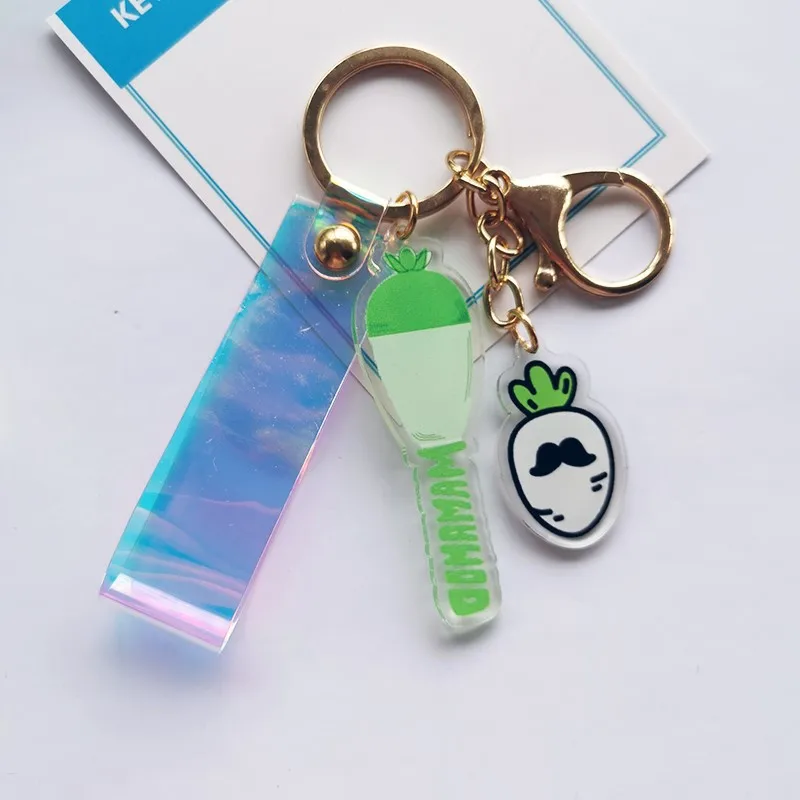 KPOP ATEEZ Got7 IU MAMAMOO ASTRO Acrylic Keychain Keyring Bag Pendant Accessories