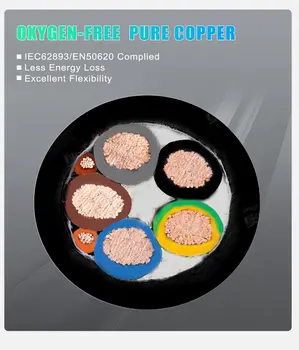 EVcharger4U Type2 電動車充電線 3.5KW/7KW/11KW 22KW 單相/三相 16A/32A 開口端電線,適用於電動車充電站 10 最佳銷售 22千瓦壁掛式電源 - №4