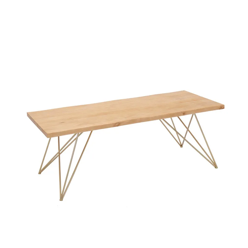 Solid wood desktop computer desk studio simple desk log simple modern desk home workbench
