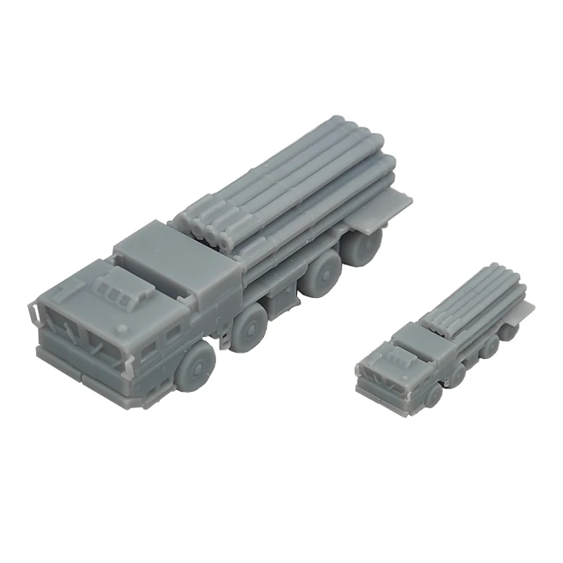 5PCS Resin Model PHL-03 MLRS Multiple Launch Rocket System 1/700 350 Scale Simulation Military Vehicle Weapons Educational Parts