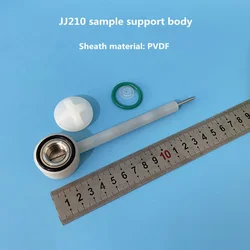 JJ210PVDF corpo di supporto per campioni, portaelettrodo intercambiabile, supporto per campioni elettrochimico, area di lavoro 1cm ².