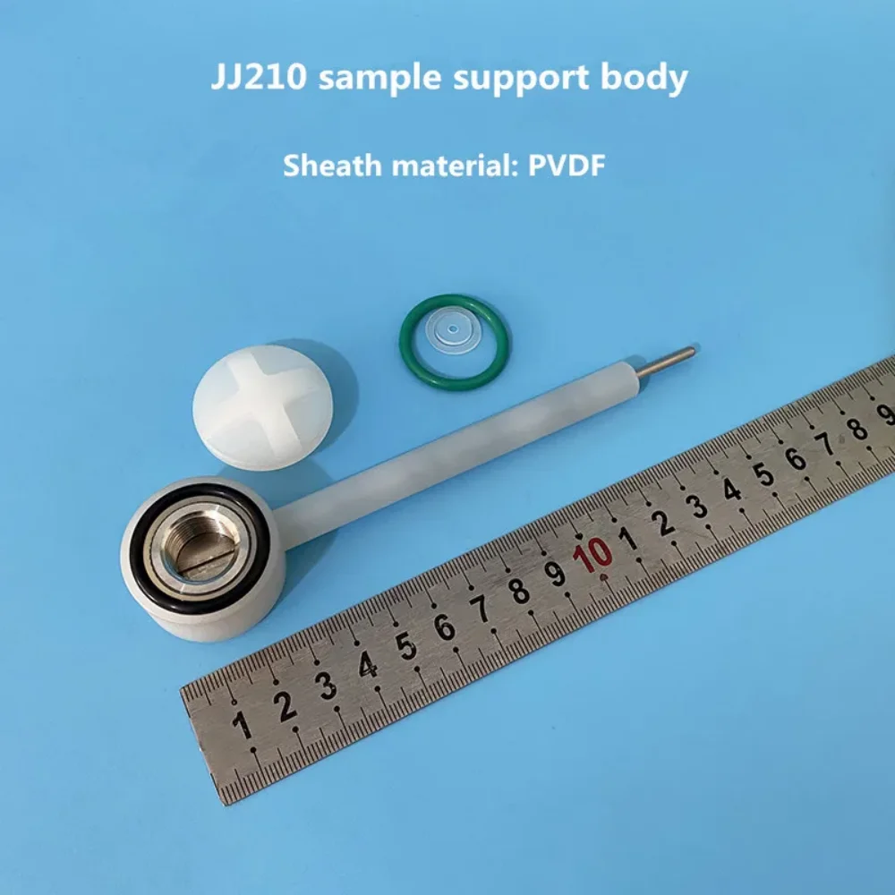 JJ210PVDF sample support body, interchangeable electrode holder, electrochemical sample holder, working area 1cm².