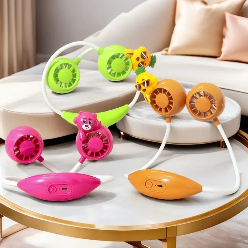 

Портативные портативные вентиляторы с зарядкой через USB, вентилятор с лямкой на шее, рыбак, студенческий, летний, для скалолазания, рыбалки, охлаждения, мини-вентилятор, подвесной на шею