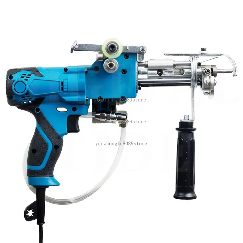 20-60mm Long Pile Pneumatic Carpet Tufting Gun, 2 In 1 Velvet Flocking Weaving Tool For Handmade Carpet Making
