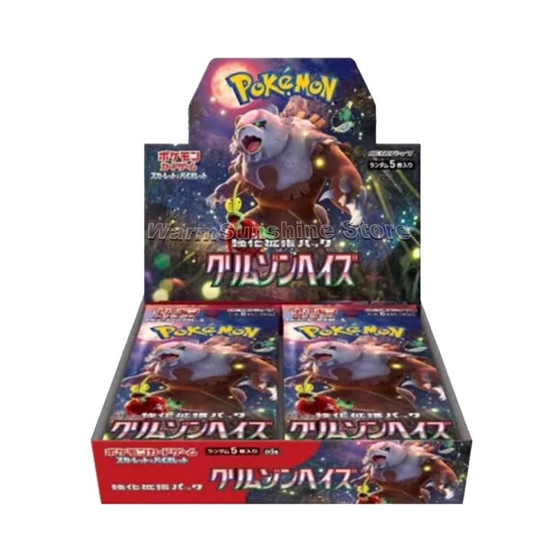 Oryginalna karta Pokemon PTCG Box japońska edycja serii SV4M SV4A SV5M SV5K SV5A SV6 SV6A S12A S12 S11 karty kolekcjonerskie do gry Anime