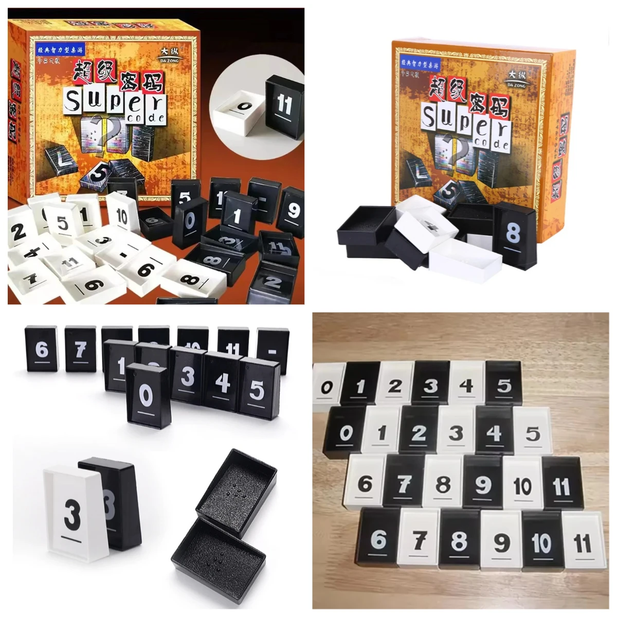 Kids 2-4 Players Party Games Da Vinci Code Puzzle GameToys Board Games Reasoning Gift Toys For Adult With Family Party Game