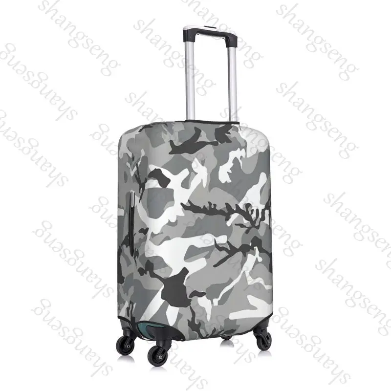 camouflage Thick Elastic Luggage Protective Cover Zipper Suit For 18-32in Bag Suitcase Covers Trolley Cover Travel