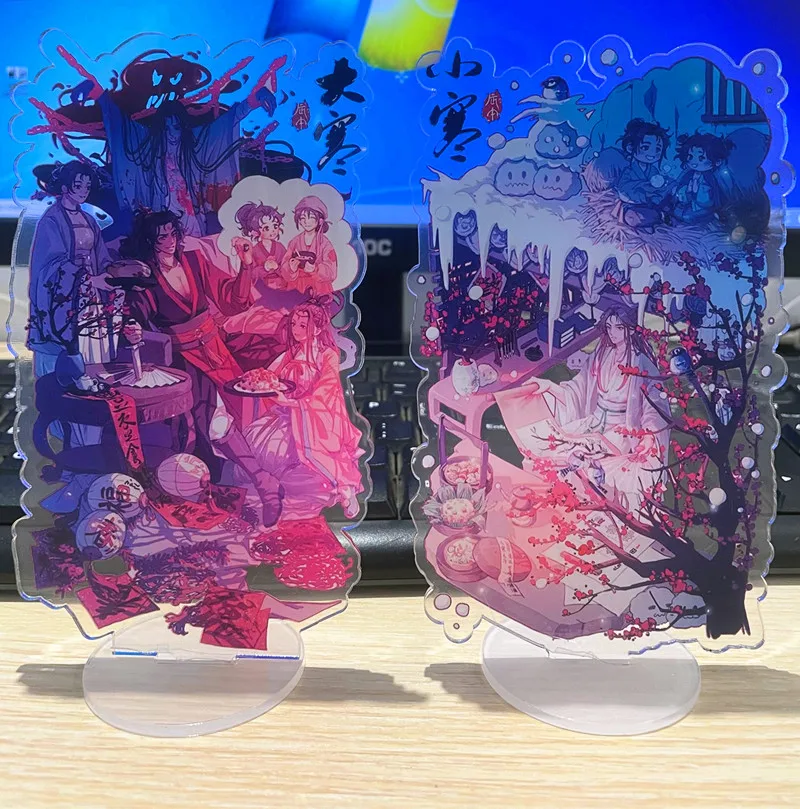 

Anime Scum Villain Self Saving System Acrylic Stand Figure Model Shen Qingqiu Luo Binghe Cosplay Desk Decor Accessories Gift