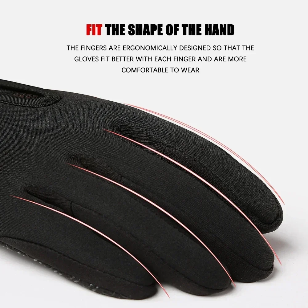 

Motocross Gloves for Winter Warm Moto Gloves Touch Screen Windproof Outdoor Sport Gloves Warm Women Man Anti-slip Amagi