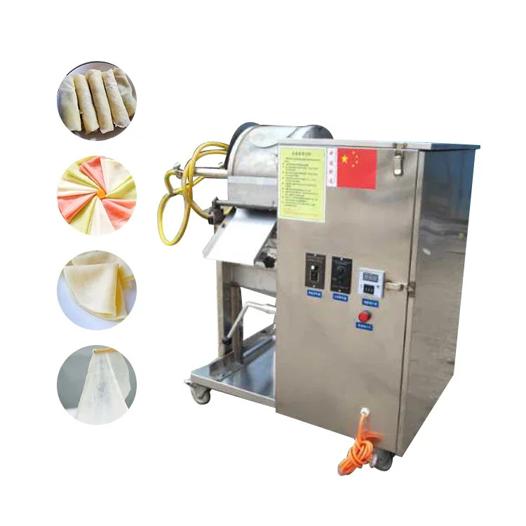 Automatic Spring Roll Wrapper Making Machine Spring Roll Maker Machine Sale