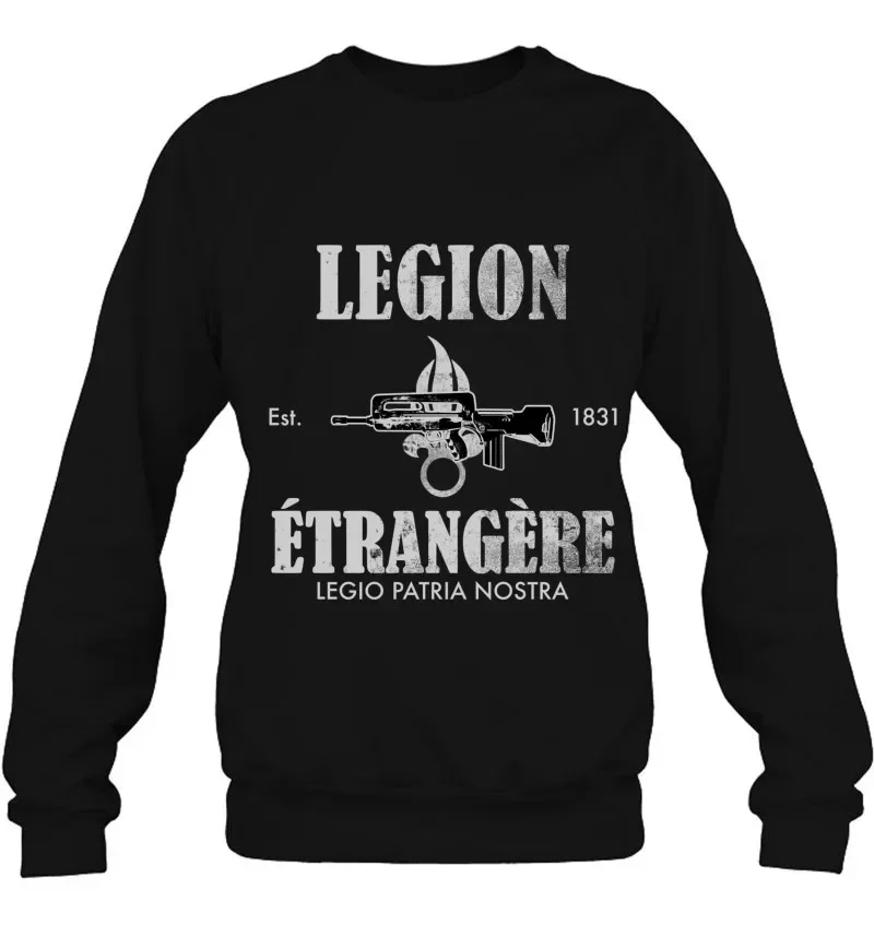 French Legion Etrangere Special Force Sweatshirts Full Casual Autumn and Winter Harajuku Men Hoodies