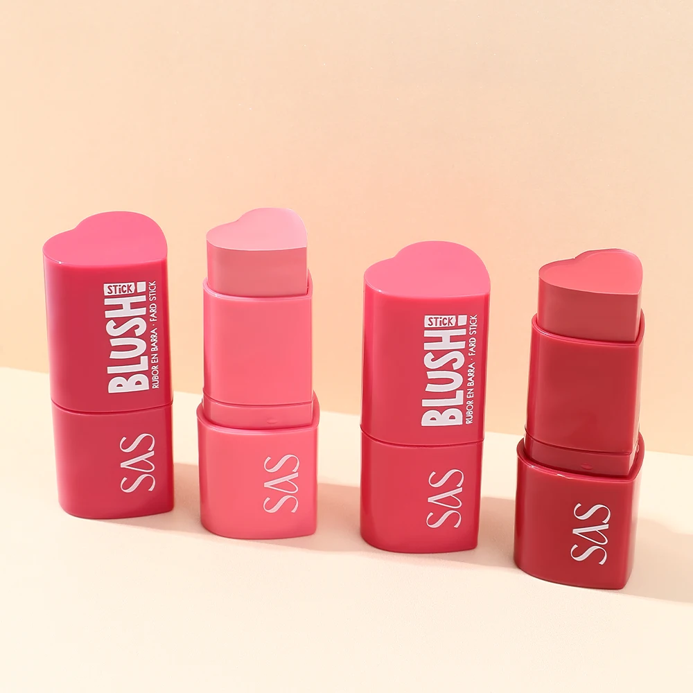 USHAS 3in1 カラー コンタリング ブラッシュ スティック チーク コンタリング ナチュラルメイク 防水 長持ち リップスティック