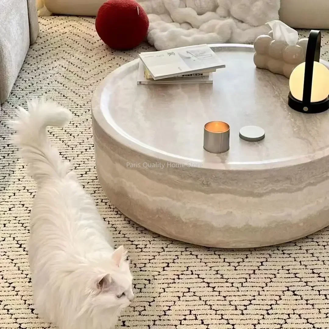 Kombination Teetisch Wohnzimmer Home Licht Luxus Moderne Runde Kreative Net Red Entry Designer Tisch Harz Handwerk