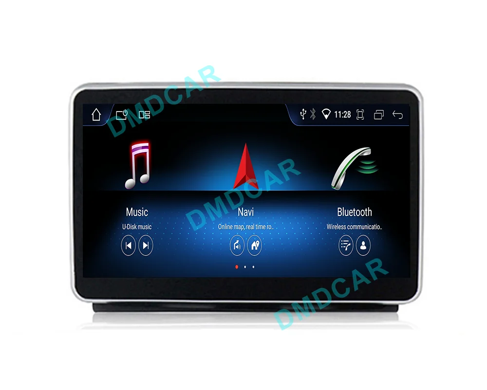 Android13 System Apple Carplay Car Video Player GPS Navigation Multimedia Screen For Mercedes Benz ML W166/GL X166 GL SLK 4G