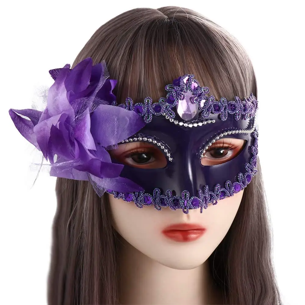 Joke Halloween Decoration Prom Party Supplies Cosplay Props Masquerade Mask Luminous Mask Halloween Mask Half Faced Mask