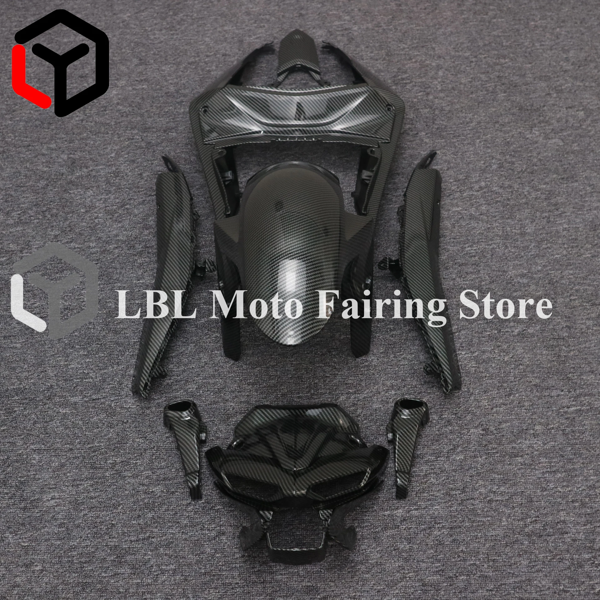 Motorcycle Fairing  For YAMAHA MT-03 2021 - 2023 Carbon Fiber Look