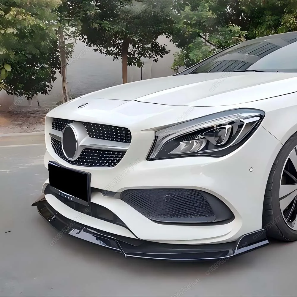 

For Mercedes Benz CLA Class C117 W117 CLA180 200 220 260 2016-2019 Front Bumper Lip Diffuser Spoiler Splitter Body Kits Tuning
