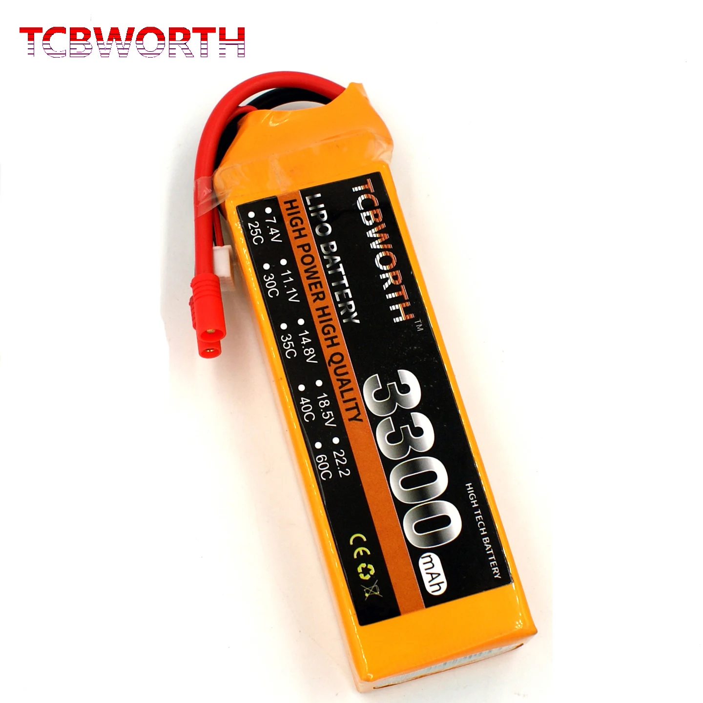 4S RC LiPo Battery 14.8V 3300mAh 25C 60C For RC Aircraft Helicopter Car Boat Quadcopter Muulticopter Li-Polymer Batteries