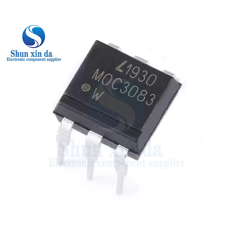 10PCS MOC3083 DIP-6 SMD-6 MOC3083S-TA1 MOC3083SR2M MOC3083M SMD Zero-Cross Optoisolators Triac Driver Output IC