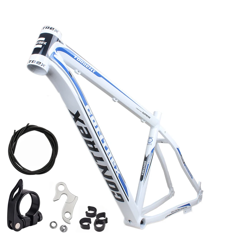 26in 29 in mountainbikeframe aluminium fietsframe schijfremframe met staarthaak fietsframe mtb-frame