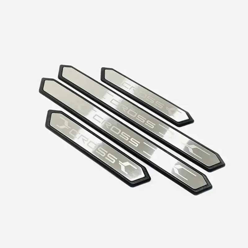 For Toyota Corolla Cross 2020-2023 2024 2025 Door Sill 3d Protector Pedal Shell Scuff Plate Trims Car Styling Auto Part Supplies