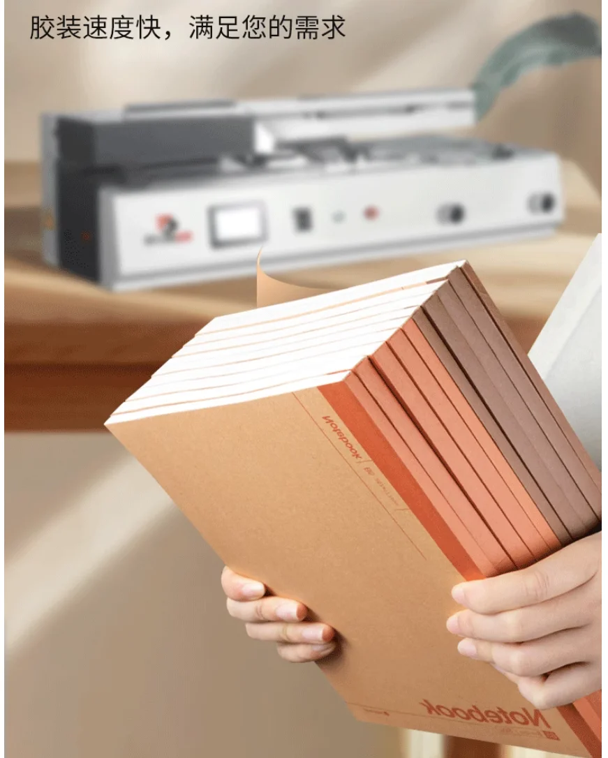 2025 تصميم جديد 310 مللي متر سطح المكتب آلة تجليد الغراء آلة تجليد الكتب الكهربائية الكمال الغراء الموثق