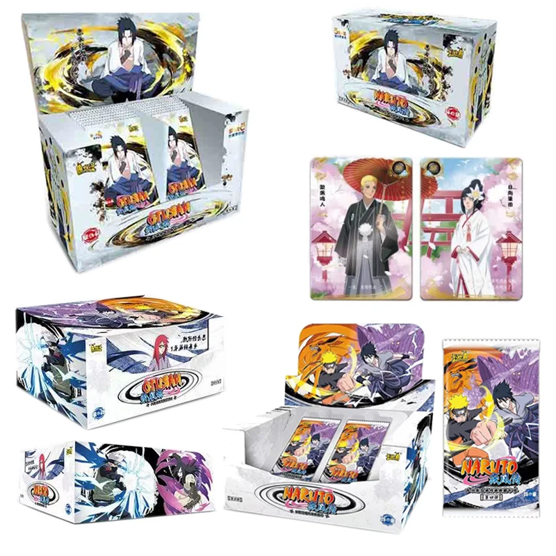 

Wholesales Naruto Collection Card KA YOU 4 Box Tier 3/4 Wave 4 New Creative Table Board Game Collectible Cards