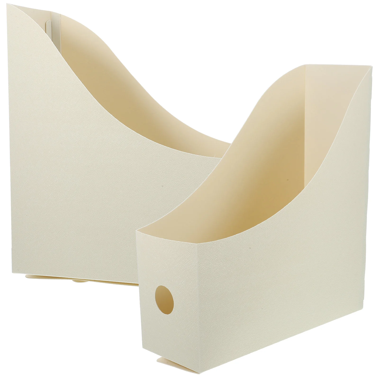 Desktop Magazine Storage Boxes, Book Bins, File Rack, Pastas, Estante, Estudo Organizer, PP plástico, 2 pcs