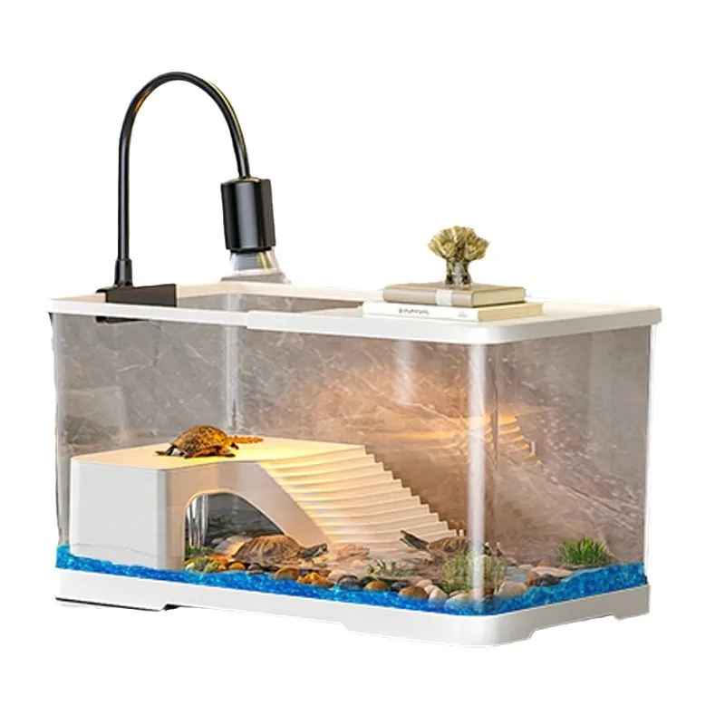

New filter turtle tank household small turtle tank special desktop aquarium landscaping ecological