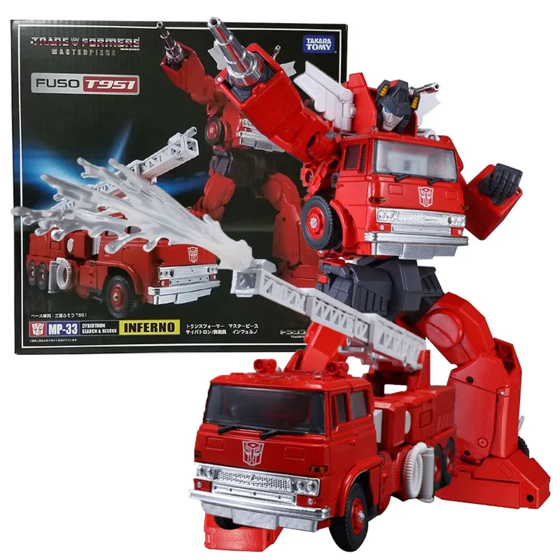 

В наличии: Трансформер Masterpiece MP-33 INFERNO, коллекционная упаковка, фигурка, модель, игрушка, подарок для мальчиков и мужчин