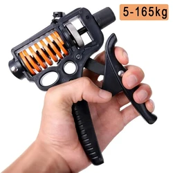 5-165kg Adjustable Heavy Hand Grip Strengthener Finger Expander Arm Wrist Forearm Trainers Fitness Steel Spring Exercise