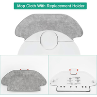 ABUD-For Xiaomi Mi Robot Vacuum Mop 2S, Mop Pro, Mop P, S12, S10 EU, STYJ02YM, For Viomi V2 Pro, V3 SE, Mop Cloths Holder Pad