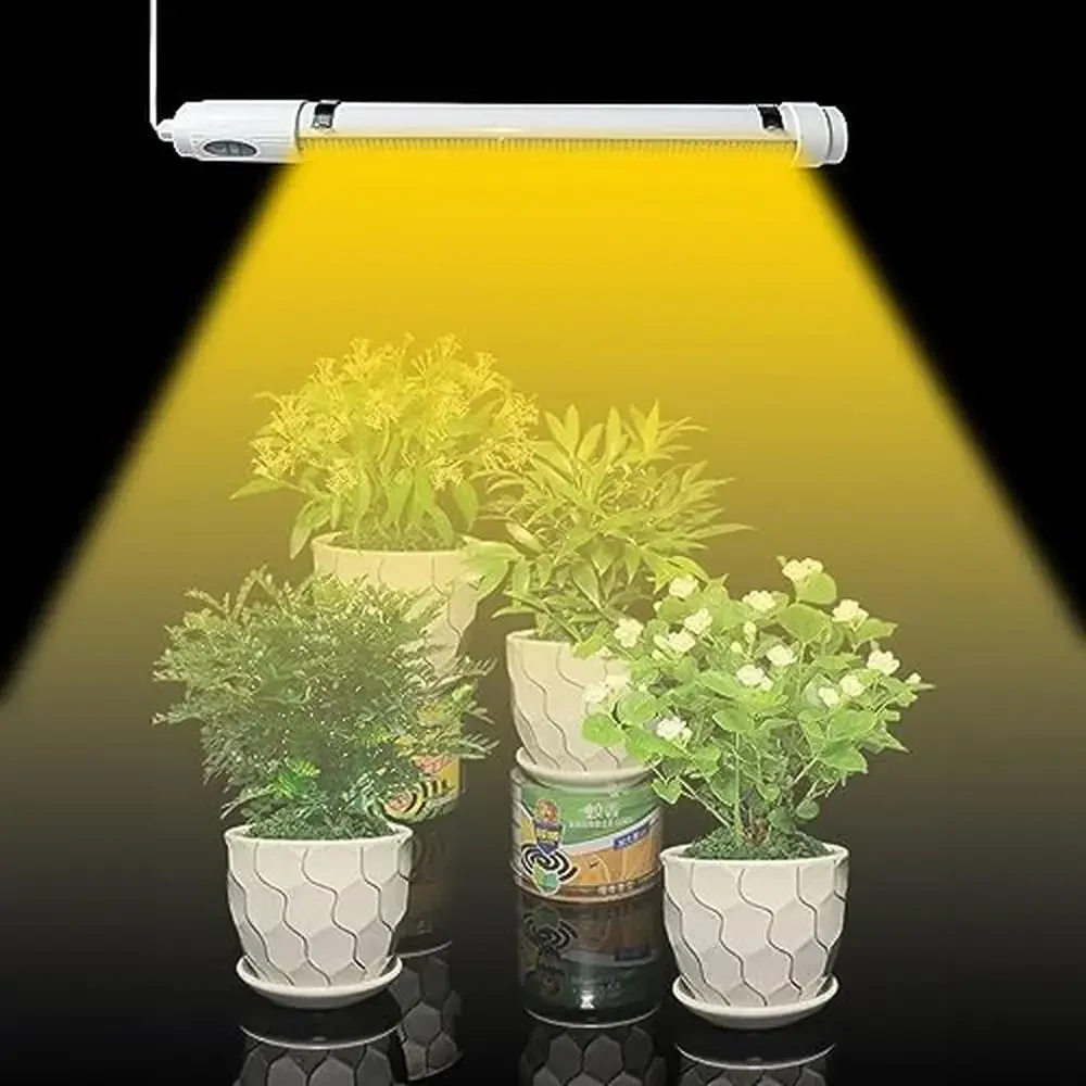 Solar Powered Full Spectrum Grow Light 108 LEDS 20000mAh Battery Waterproof Remote Control Indoor Outdoor Plant Growth IP67