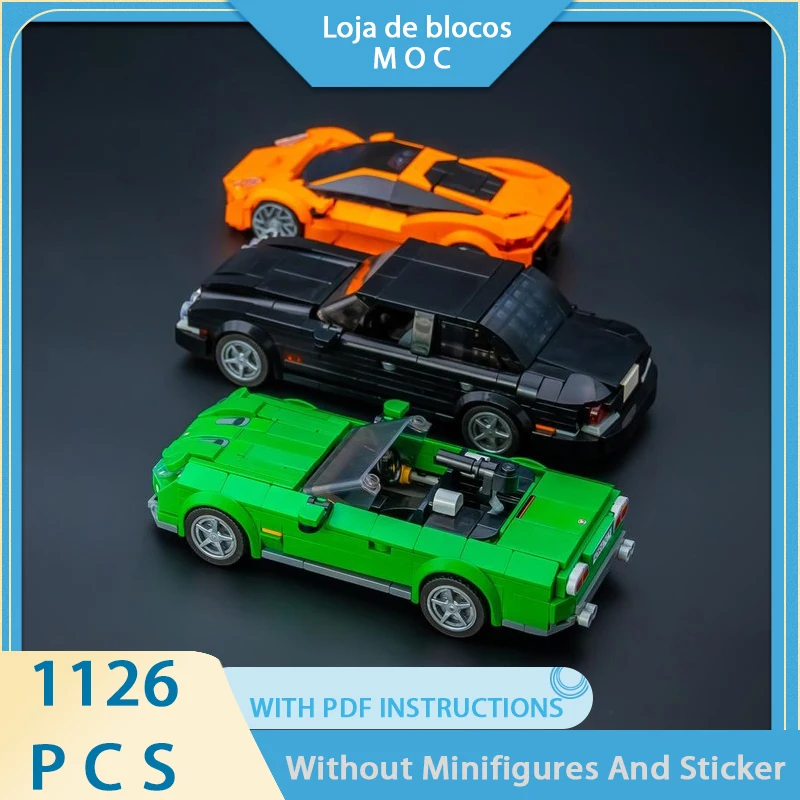 

Exquisite New Product MOC Building Blocks Car Model James Bond Trilogy 5 (Jaguar Special Edition) Modular Children's Toy DIY Set