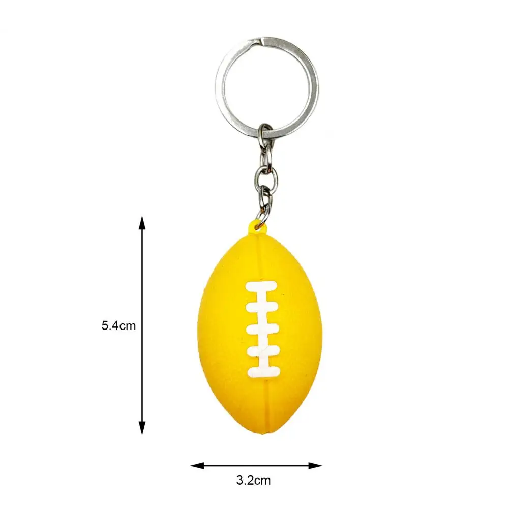 Mini Rugby Fußball Sport Souvenir Schlüssel bund Schlüssel bund Charms Anti-Fall dekorative Rugby Schlüssel ring Anhänger Schmuck Zubehör