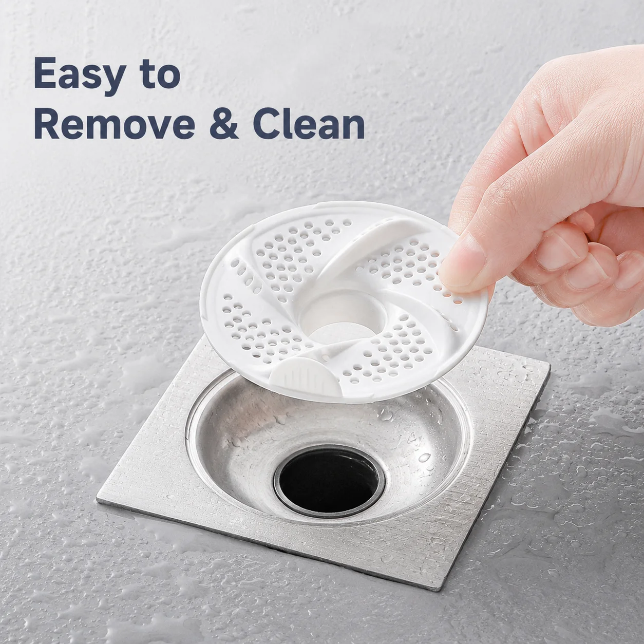 Floor Drain Hair Catcher Filter Anti Clog Strainer Removable Bathroom Shower Drain Cover Hair Debris Trap Easy Clean