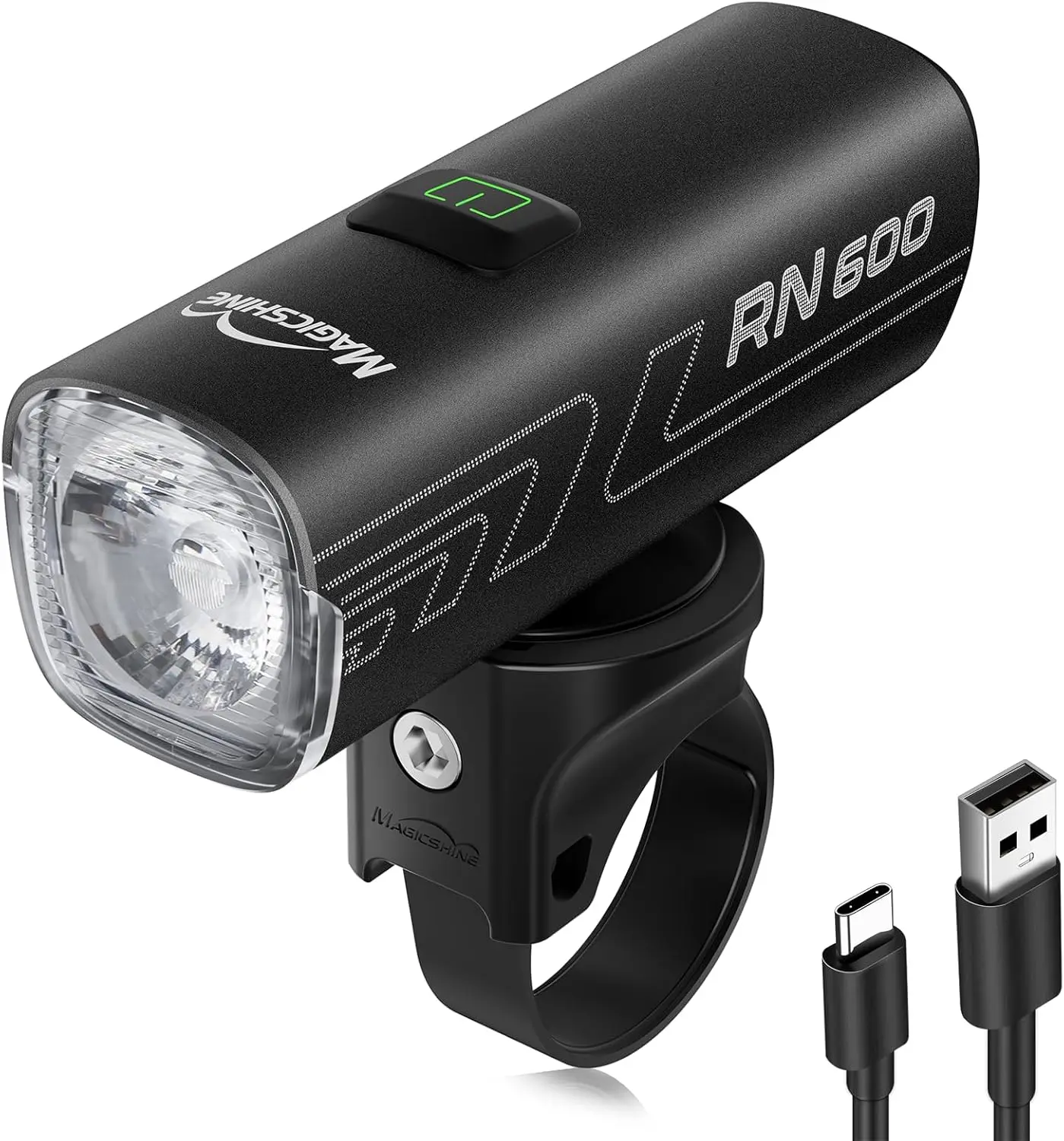 

RN600/900 V2.0 Bike Lights, USB Rechargeable Bike Front Light for Urban, Road Cyclists, Commuters