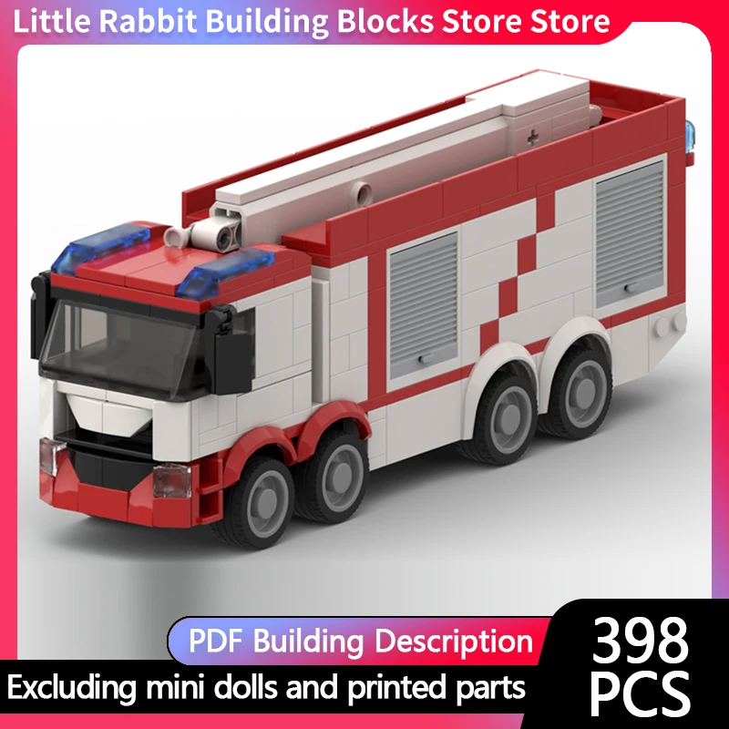 City Car Model MOC Building Bricks Special Operation Vehicle Modular Technology Children Holiday Gifts Assemble Toys Suit