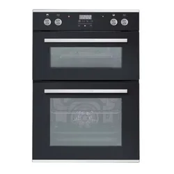 70cm Golden Oven Electric Convection Fan Family  Convection F in Black Double OEM Convenient Built-in Oven 64 Ltr 220