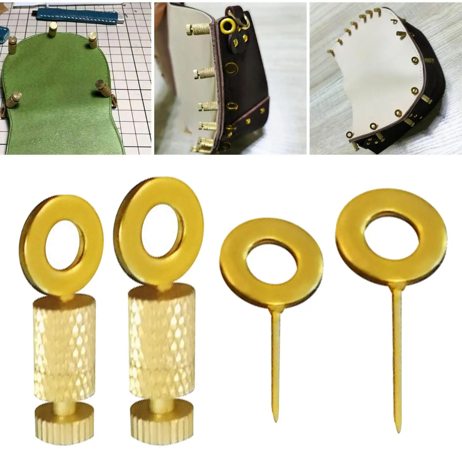 Leather Craft Stitching Positioning Pins Fixed  Hand Sewing DIY Accessories Located  Leather Fixing and Clamping