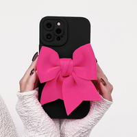 Korean Cute 3D Rose Bowknot Candy Case For Cubot P80 P60 Max 3 5 X70 X90 A10 A20 A30 Simple Shockproof Protective Cover