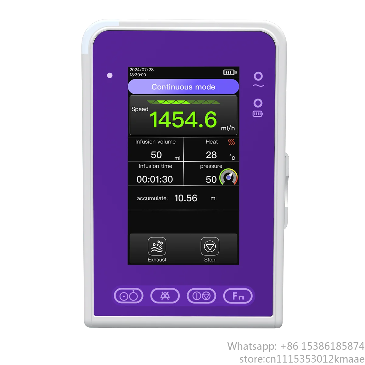 Vequyn Enteral Nutrition Feeding Pump Cost‑effective Unit Built‑in Heating Function Reliable Nutrient Infusion Equipment