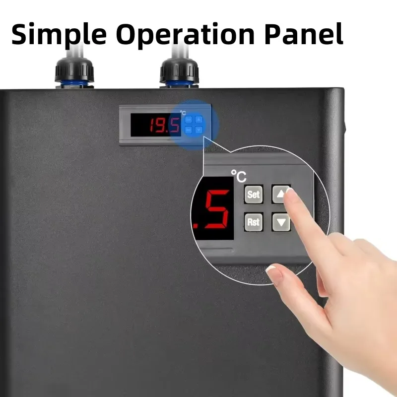 Чиллер Vanace Xiangyin 1,5 л.с. для ледяной бани с эффективным решением для охлаждения, 300 л, холодное погружение для спортсменов