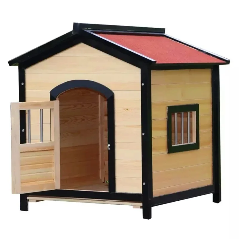 Custom Wooden Pet Dog House Indoor Anticorrosive Wood Cat House