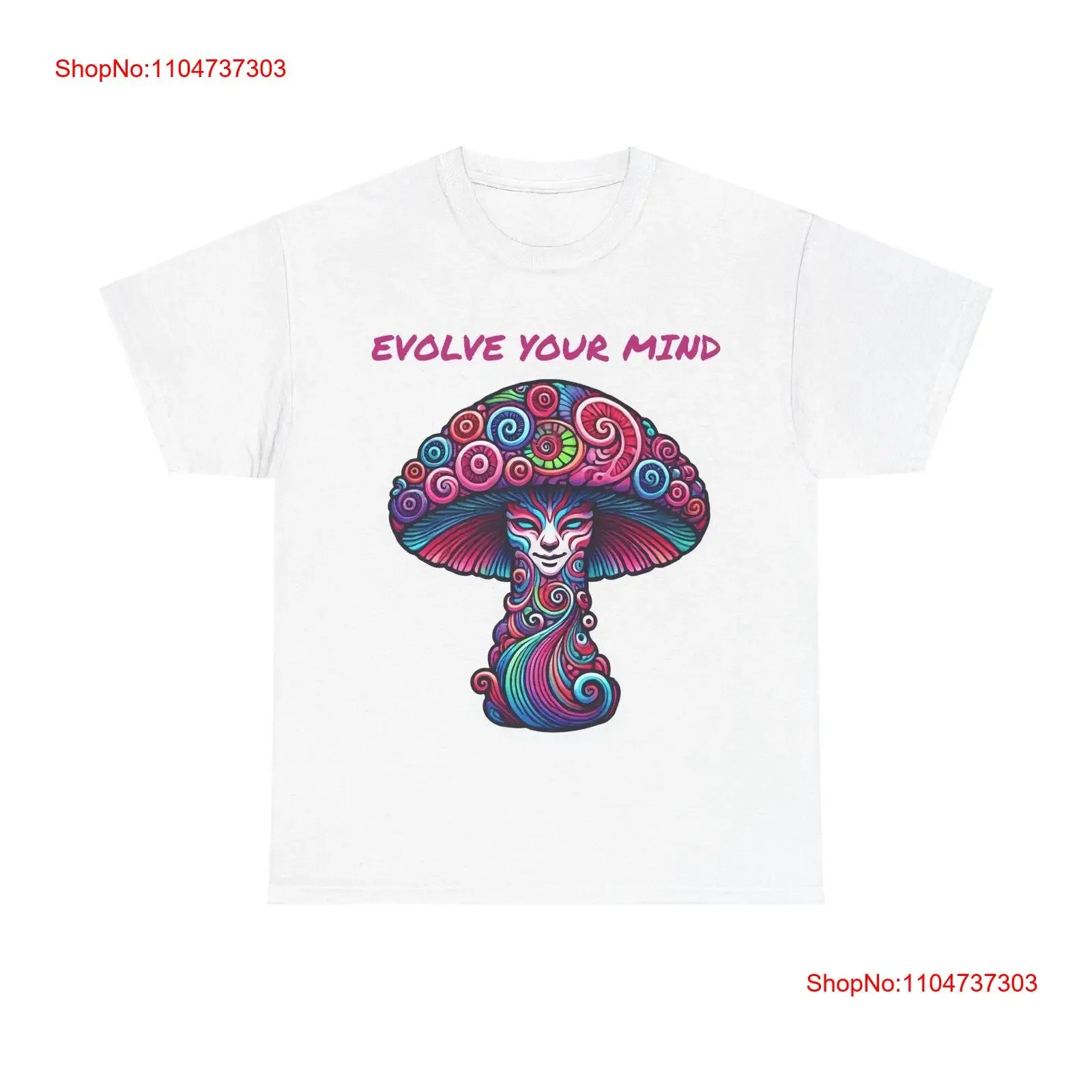 T-shirt champignon psychédélique à base de royaume-uni, évolution votre esprit Trippy vintage délavé streetwear unisexe élégant homme graphique étiré