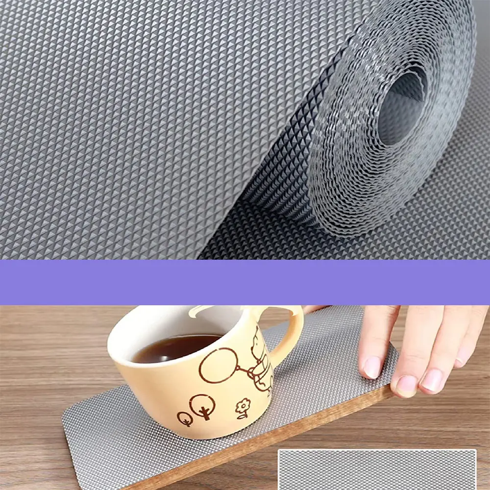 Multipurpose Non‑sticky Fridge Liner Dust‑proof Oil‑proof Anti‑slip Cabinet Drawer Mat Moisture‑proof Cuttable Easy CleanKitchen