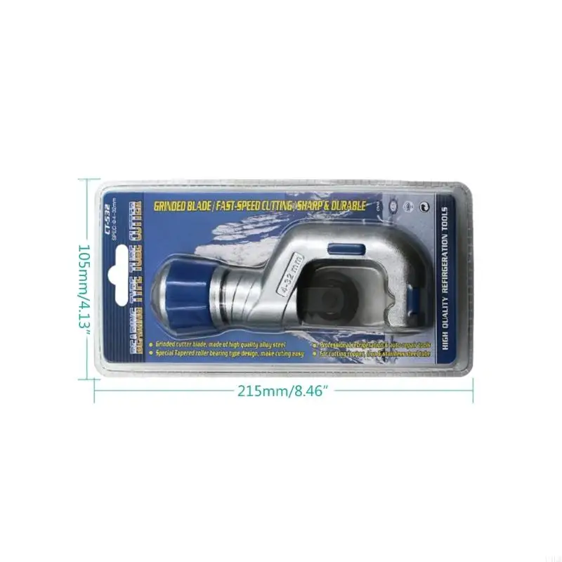 Stainless Steel Roller Tube Cutter Metal Scissor Bearing Pipe Cutter Tube Plumbing Cutting Refrigeration Tools U4LB