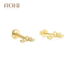 ROXI 925 Silver Smooth Horse Eye Design Pierce Earrings For Women Girls Simple Daily Wear Party Jewelry Gifts pendientes plata