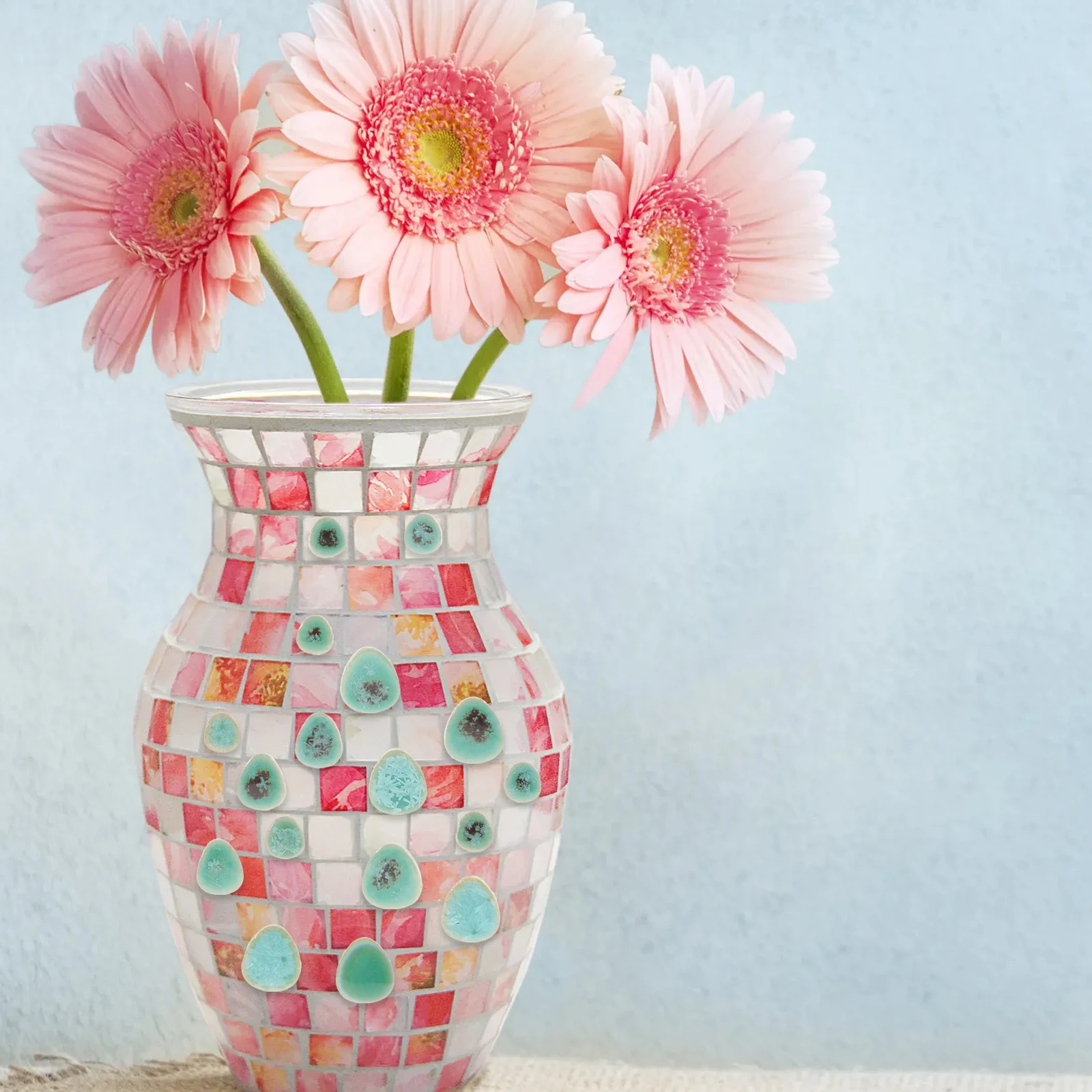 

3 Bags 100g Purple Ceramic Tiles DIY Crafts Irregular Blue White Porcelain Beads Accessories Photo Frames Vases Trays H